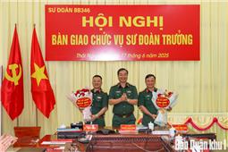 Bàn giao chức vụ Sư đoàn trưởng Sư đoàn 346
